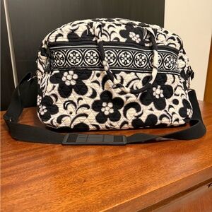 Vera Bradley Black and White Floral Bag